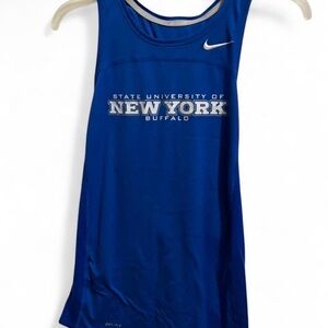 Blue Nike Dri-fit Athletic Tank Top